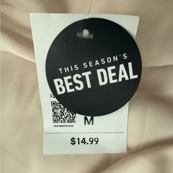 Forever 21 Slip Mini Skirt Resort Wear Cream Size  Medium - Picture 5 of 10